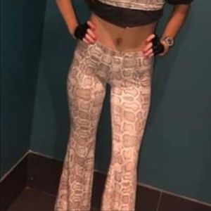 Snake skin print outfit